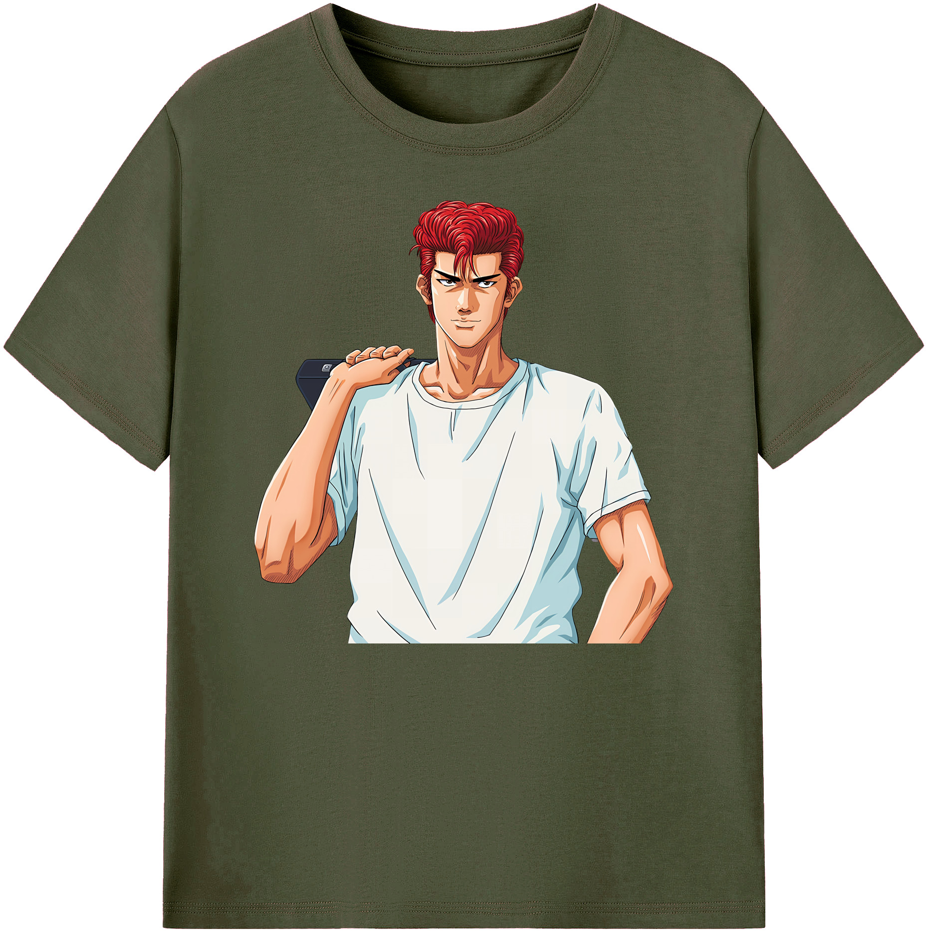 （画像用） SLAM DUNK／スラムダンク 綿100％ メンズ半袖Tシャツ｜肌触りやわらか＆通気性